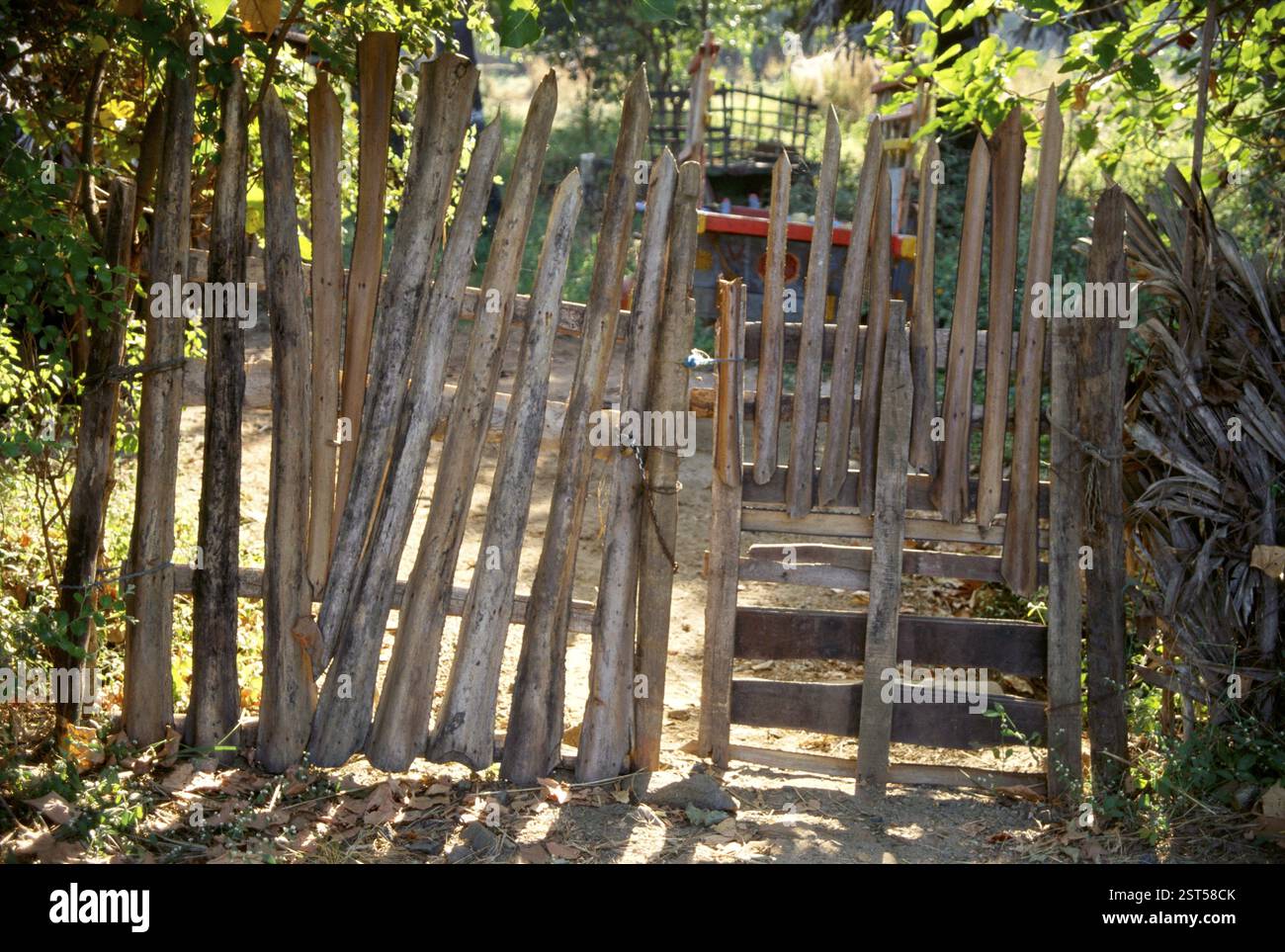 Wooden barrier marking hi-res stock photography and images - Alamy