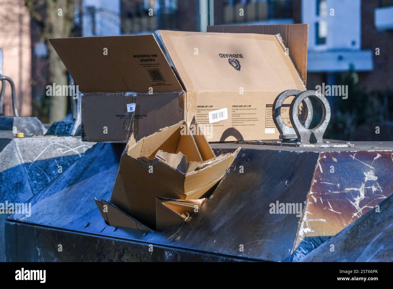 Düsseldorf 17.02.2025 Lieferkettengesetz Recycling Müll Abfall ...