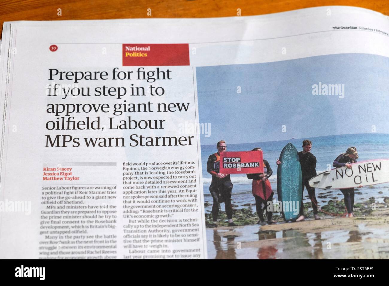 #39 Prepare for fight if you step in to approve giant new oilfield Labour