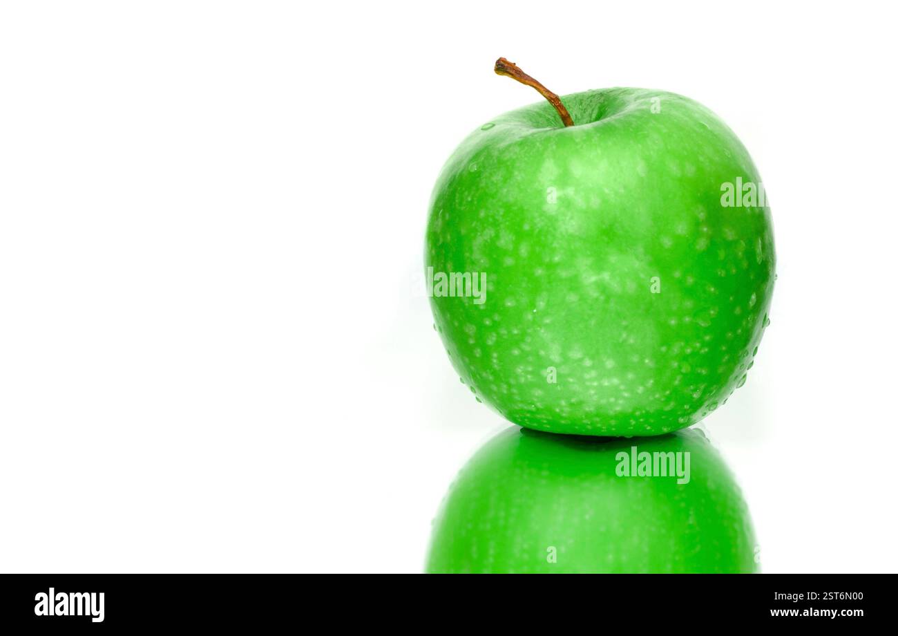 delicious fresh apple ready to eat Stock Photo