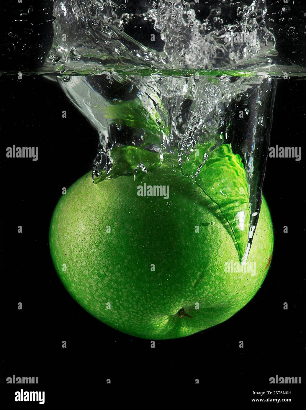 delicious fresh apple ready to eat Stock Photo