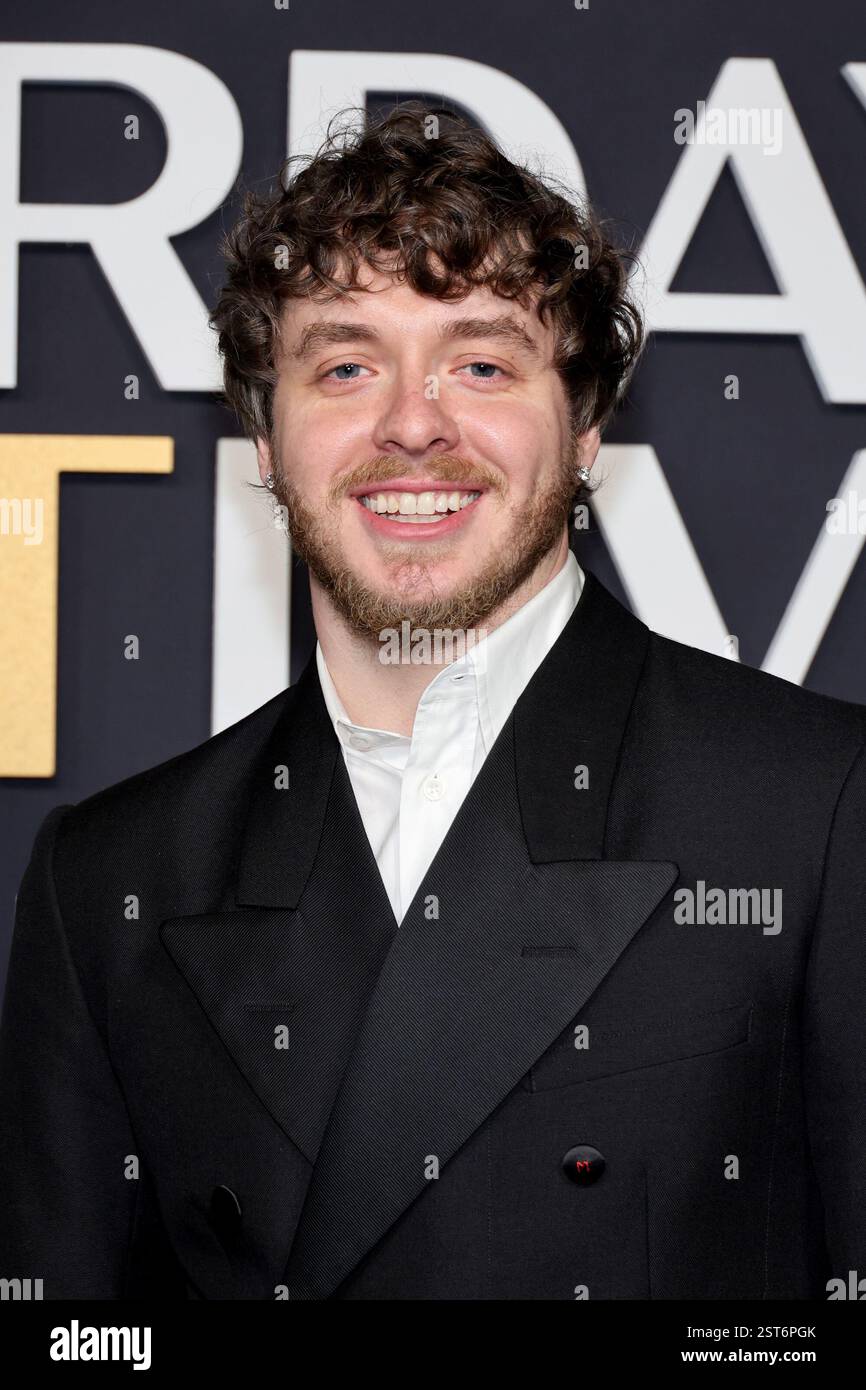 New York, USA. 16th Feb, 2025. SNL50: THE RED CARPET -- Pictured: Jack ...