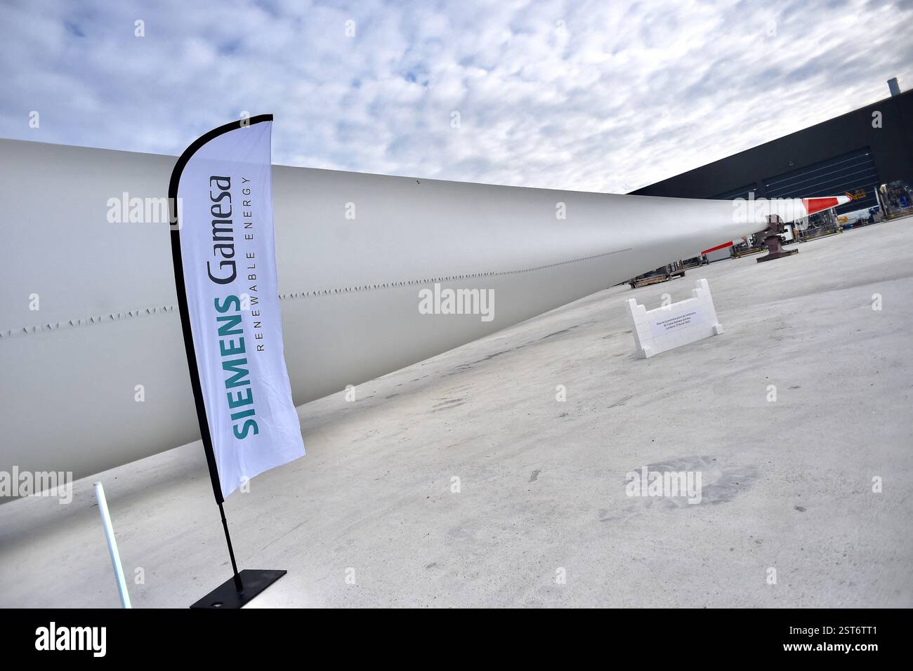 Illustration during the visit of Marc Ferracci, Minister for Industry and Energy, to Le Havre to
