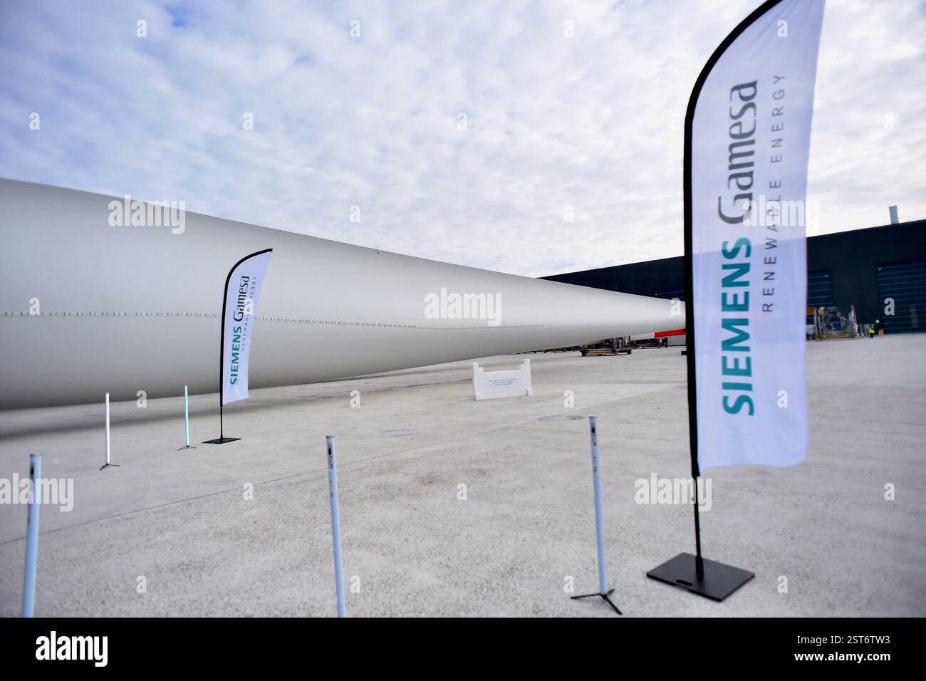 Illustration during the visit of Marc Ferracci, Minister for Industry and Energy, to Le Havre to