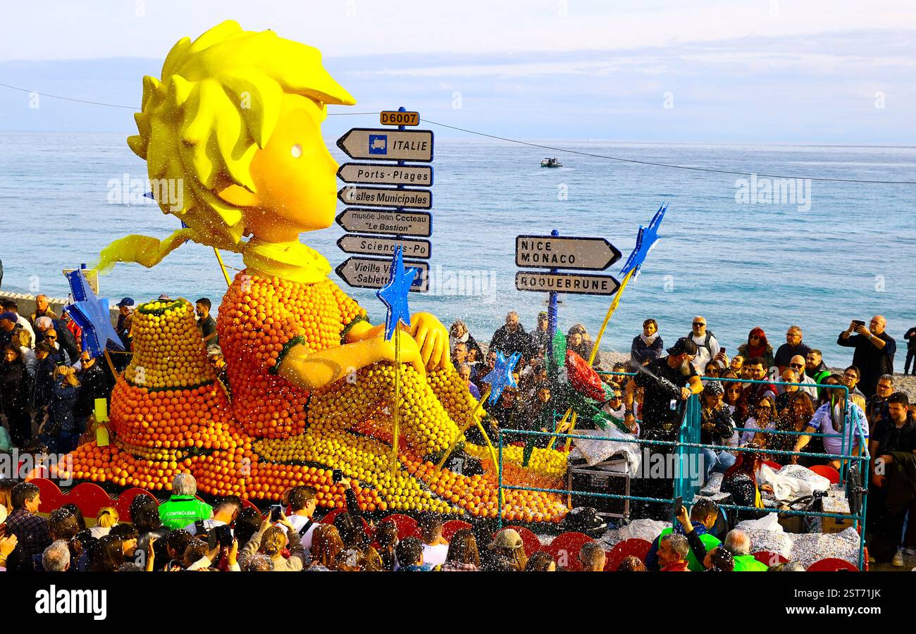 Menton, France. 16th Feb, 2025. Menton, France February 16, 2025 91e Menton, France. 16th Feb, 2025. Menton, France February 16, 2025 91e