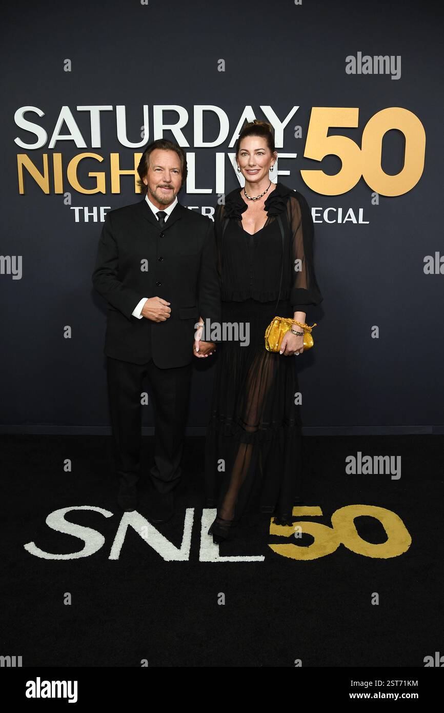 New York, USA. 16th Feb, 2025. SNL50 THE RED CARPET Pictured (lr