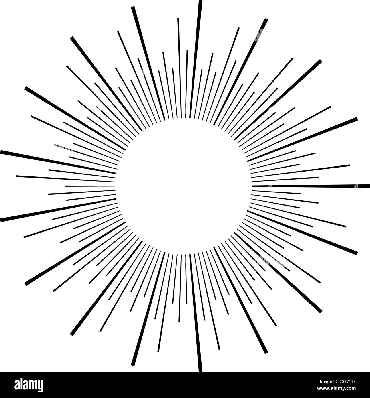 Sun icon, sunburst vector illustration element for design Stock Vector ...