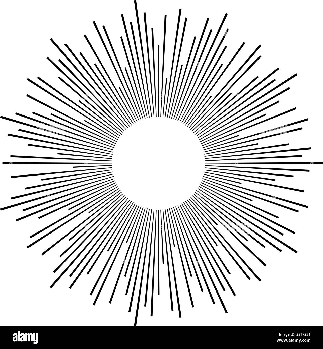 Sun icon, sunburst vector illustration element for design Stock Vector ...