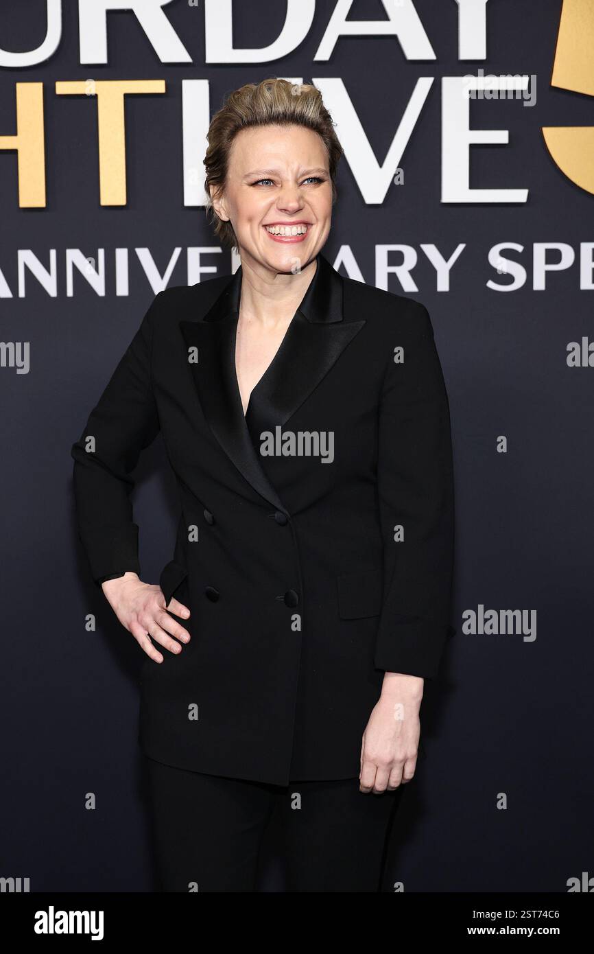 New York USA 16th Feb 2025 SNL50 THE RED CARPET Pictured Kate New York Usa 16th Feb 2025 Snl50 The Red Carpet Pictured Kate Mckinnon On Sunday February 16 2025 Photo By Jamie Mccarthynbc Via Credit Sipa Usalamy Live News 2ST74C6 