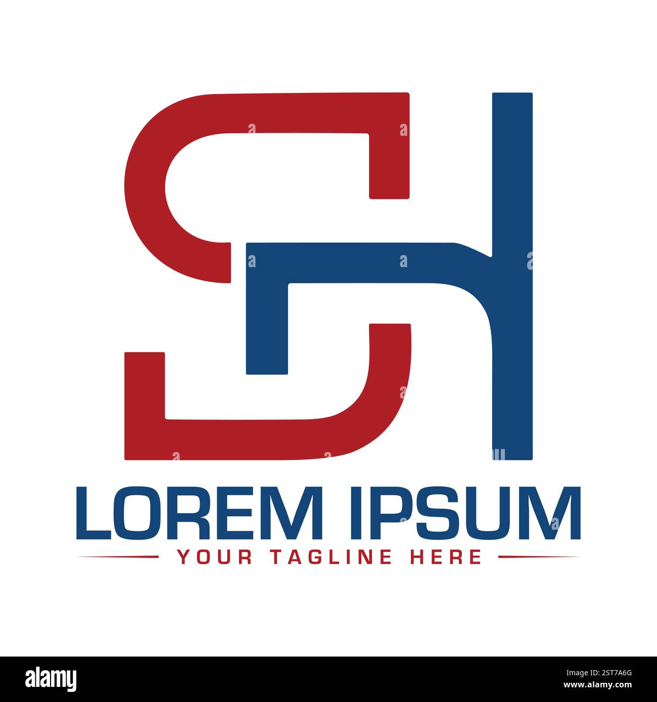 SH Letter Logo Design Stock Vector Image & Art - Alamy