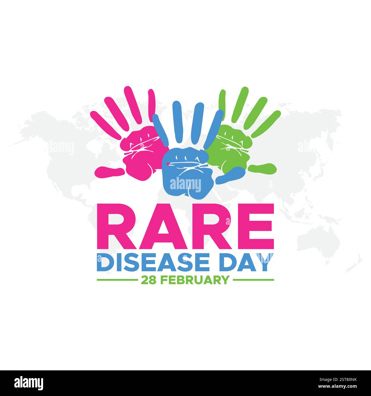 Rare Disease Day. background, banner, card, poster, template. Vector ...