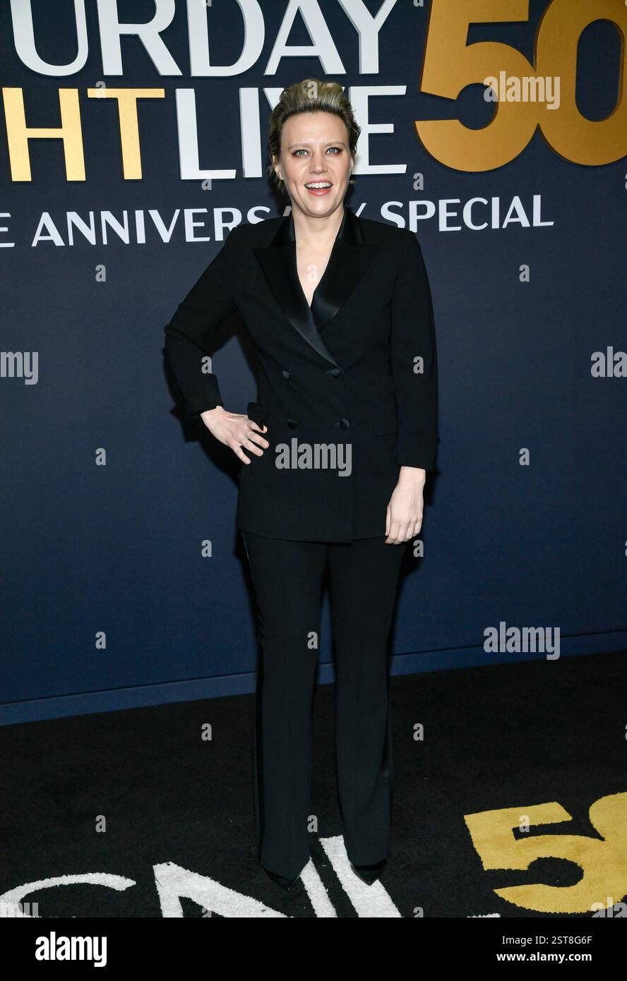 Kate McKinnon Attends The SNL50 The Anniversary Special At Rockefeller Kate Mckinnon Attends The Snl50 The Anniversary Special At Rockefeller Plaza On Sunday Feb 16 2025 In New York Photo By Evan 2ST8G6F 