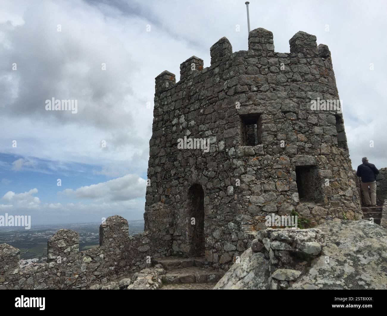 The castle tower stands tall, a beacon of strength and resilience ...