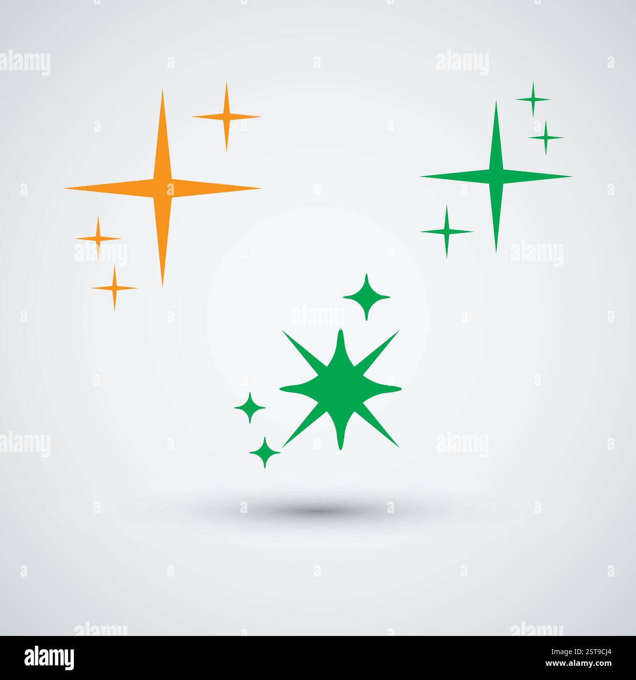 set star logo Design Icon Template Stock Vector