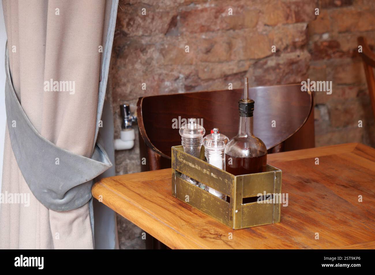 Table Saucce Restaurant table sauce bottle hi-res stock photography and images - Alamy