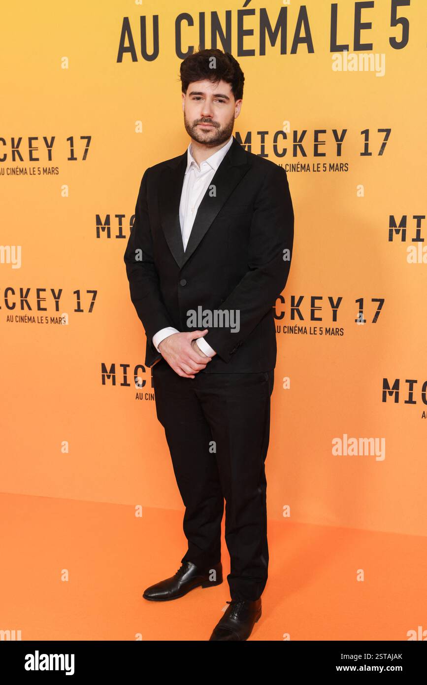 Paris, France. 16th Feb, 2025. Antton Racca attending the photocall for ...