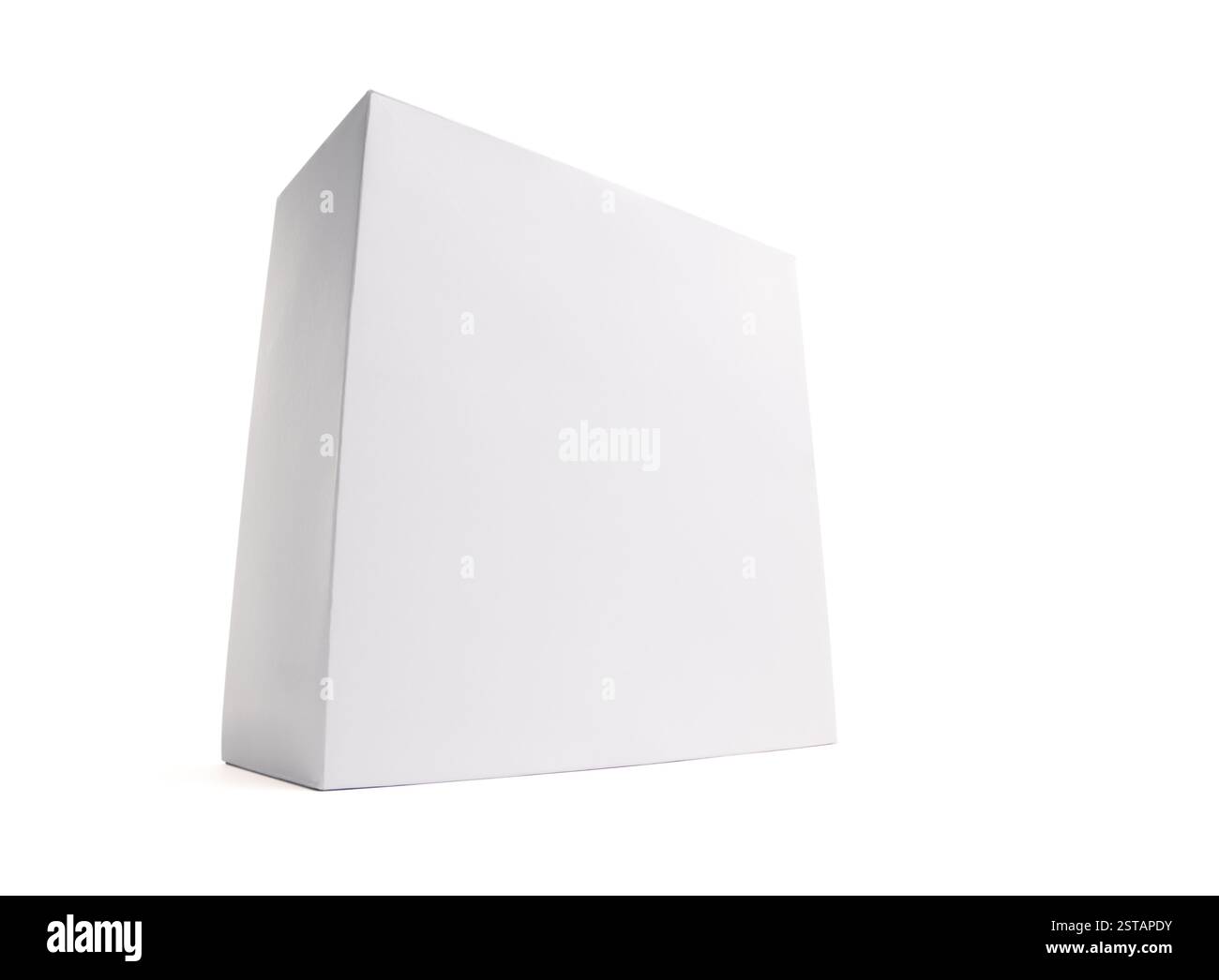 Blank White Box Isolated on a White Background Ready for Your Own ...