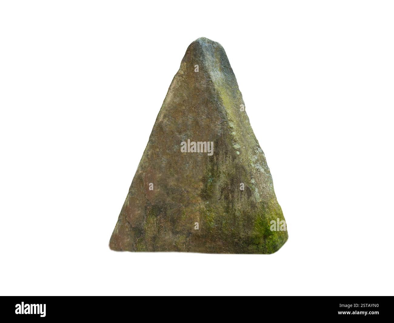 stone isolated on white background Stock Photo