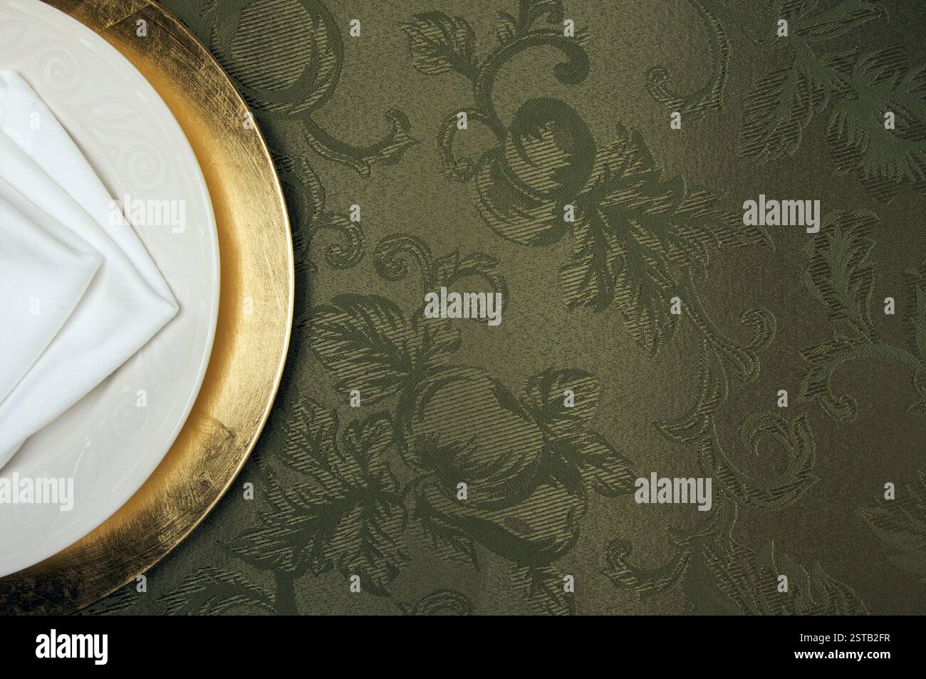 Overhead table setting in hi-res stock photography and images - Alamy