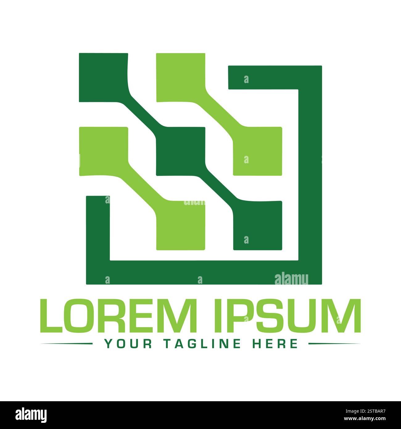 Tech Logo Design Stock Vector Image & Art - Alamy