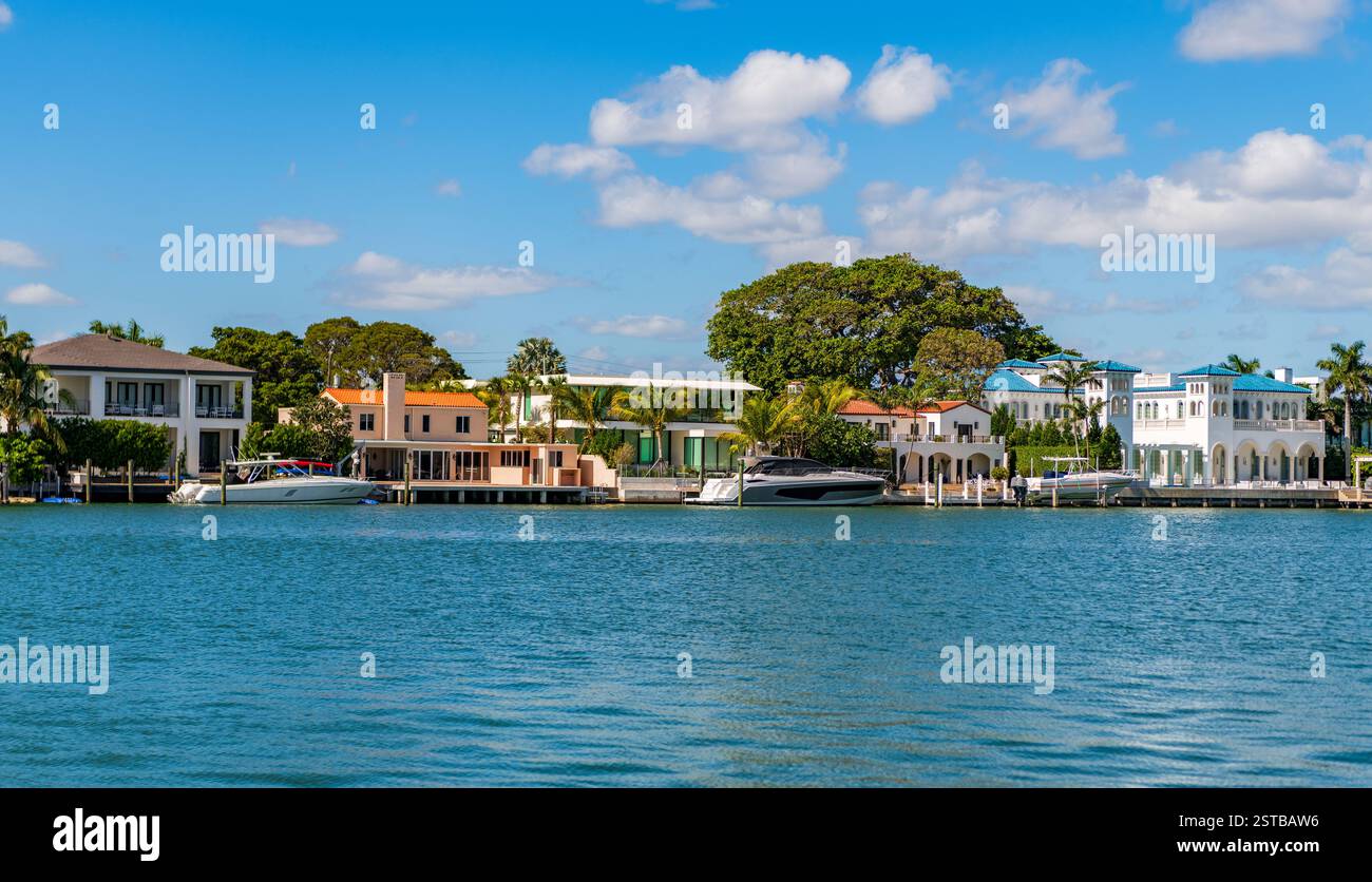 Illustration of Luxury Waterfront Condominiums With Private Boat Berths