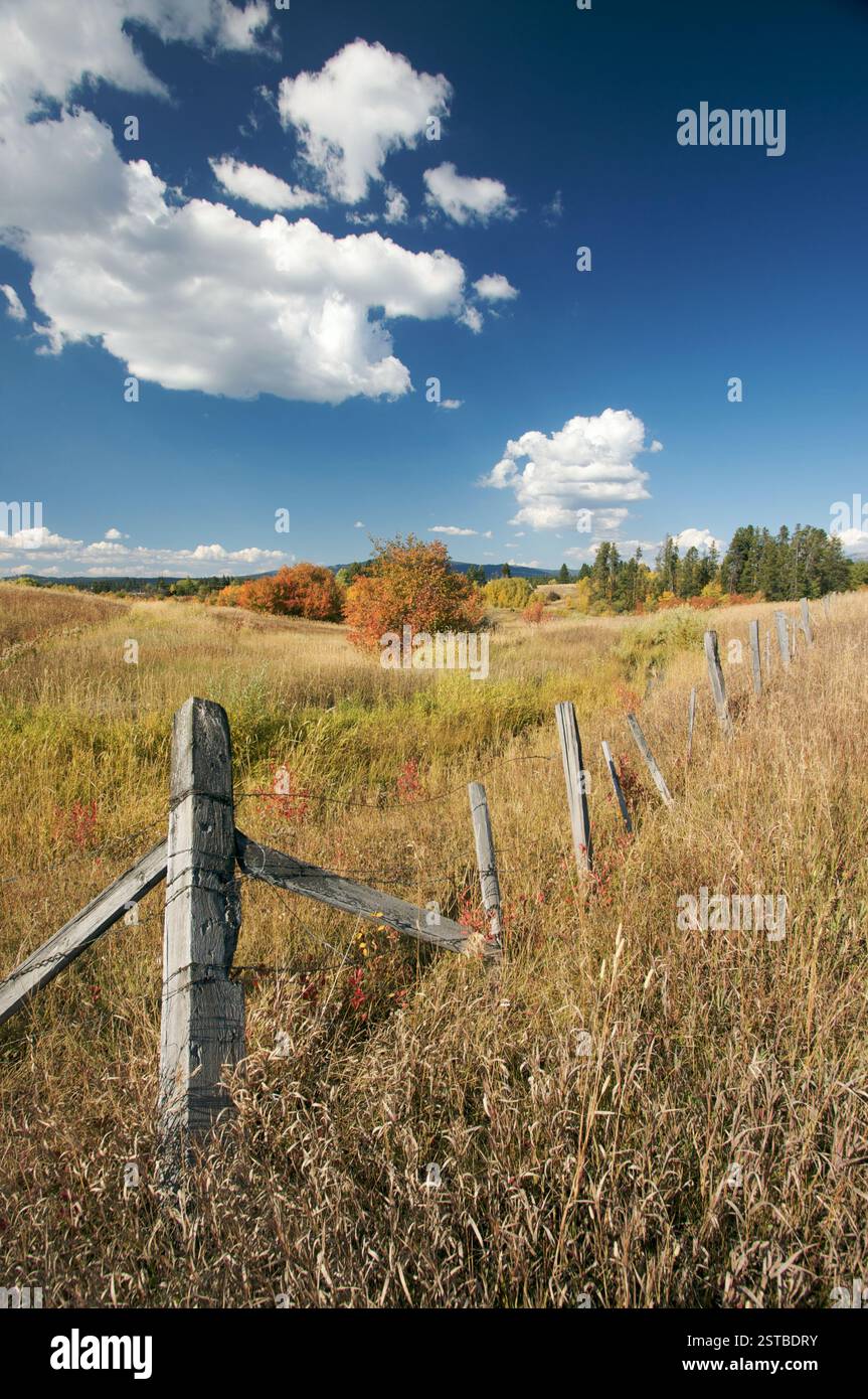 Beautiful fence landscape hi-res stock photography and images - Alamy