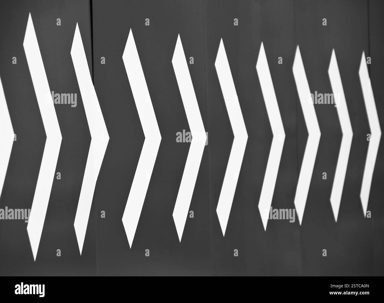 Follow the arrow arrows Black and White Stock Photos & Images - Alamy