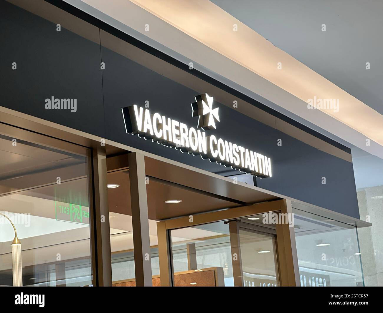 Guangzhou, China - Jan 27, 2024: Vacheron Constantin store - Smartphone Captured Stock Image
