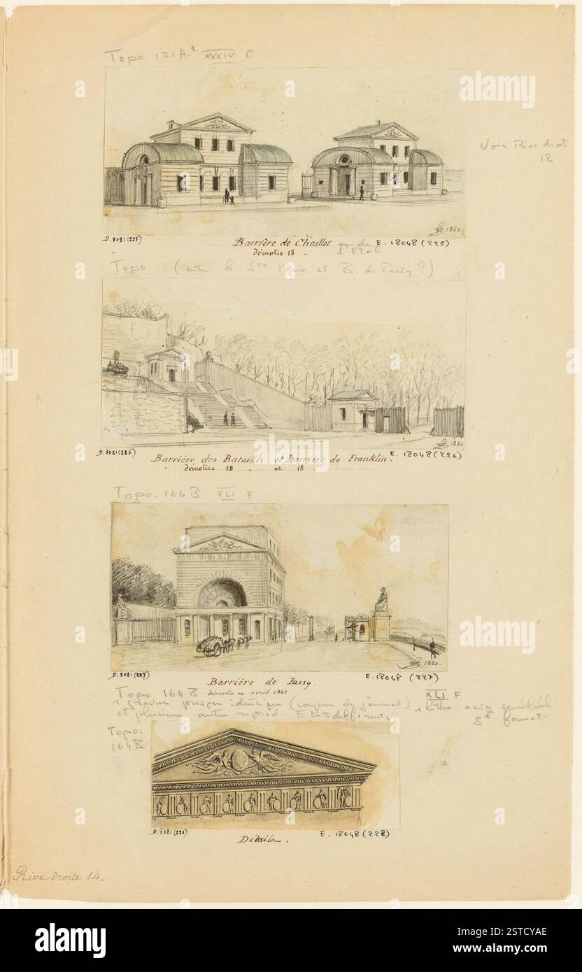 The Chaillot barrier, constructed in 1860, is a notable example of the ...