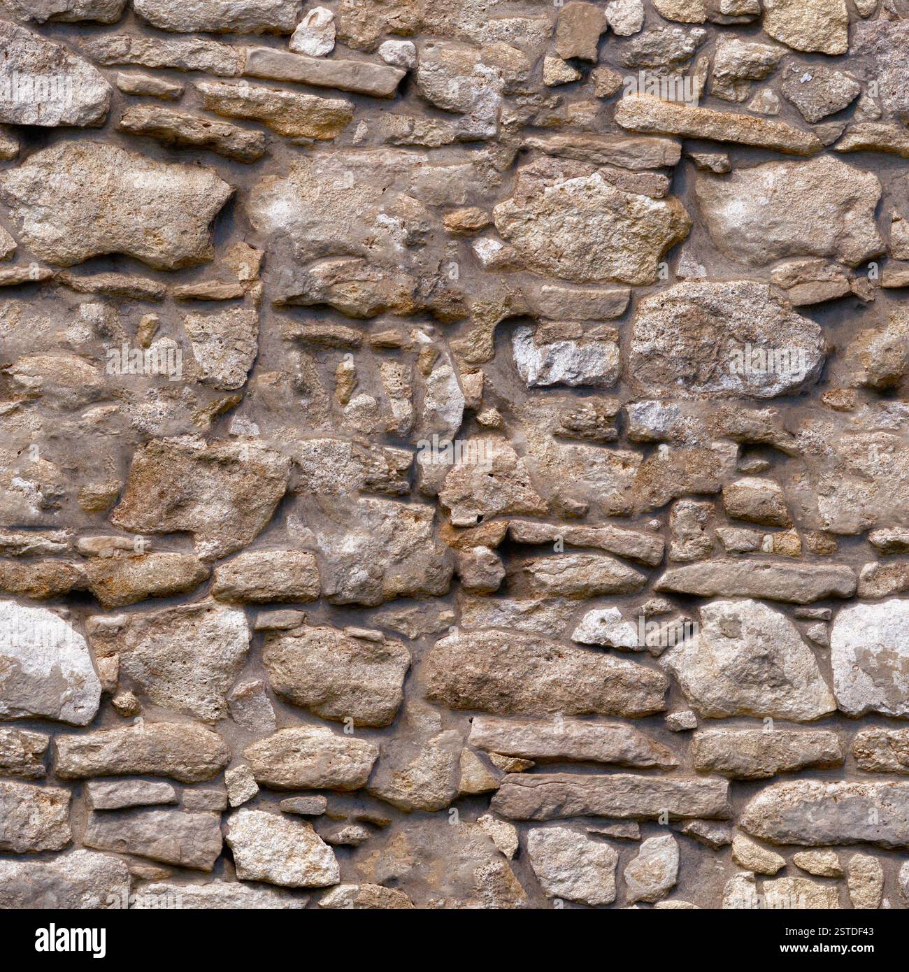 Seamless vintage pattern old brown rough natural stone wall hi-res ...