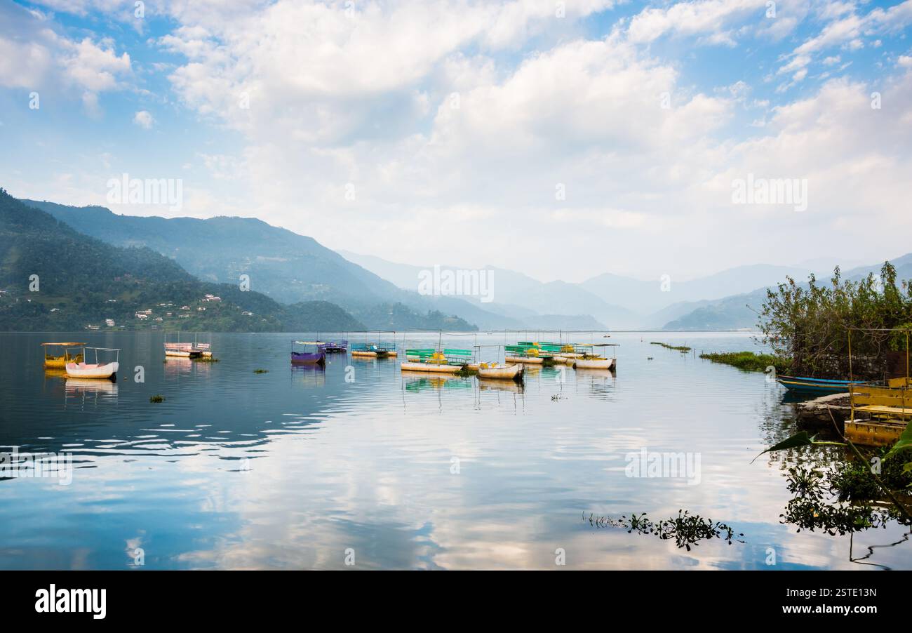 Shoreline of phewa lake hi-res stock photography and images - Alamy