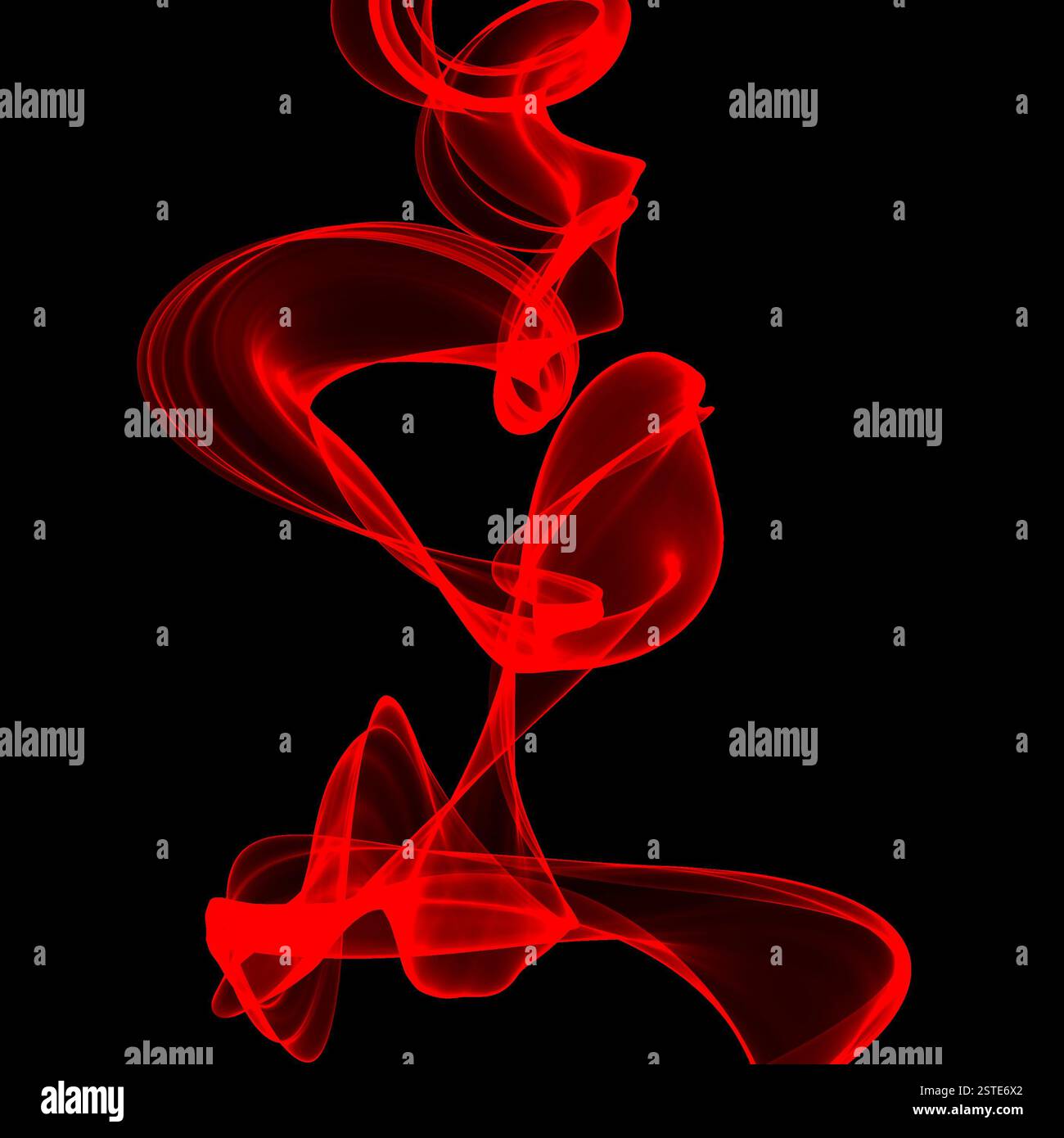 Red curved lines Stock Photo - Alamy