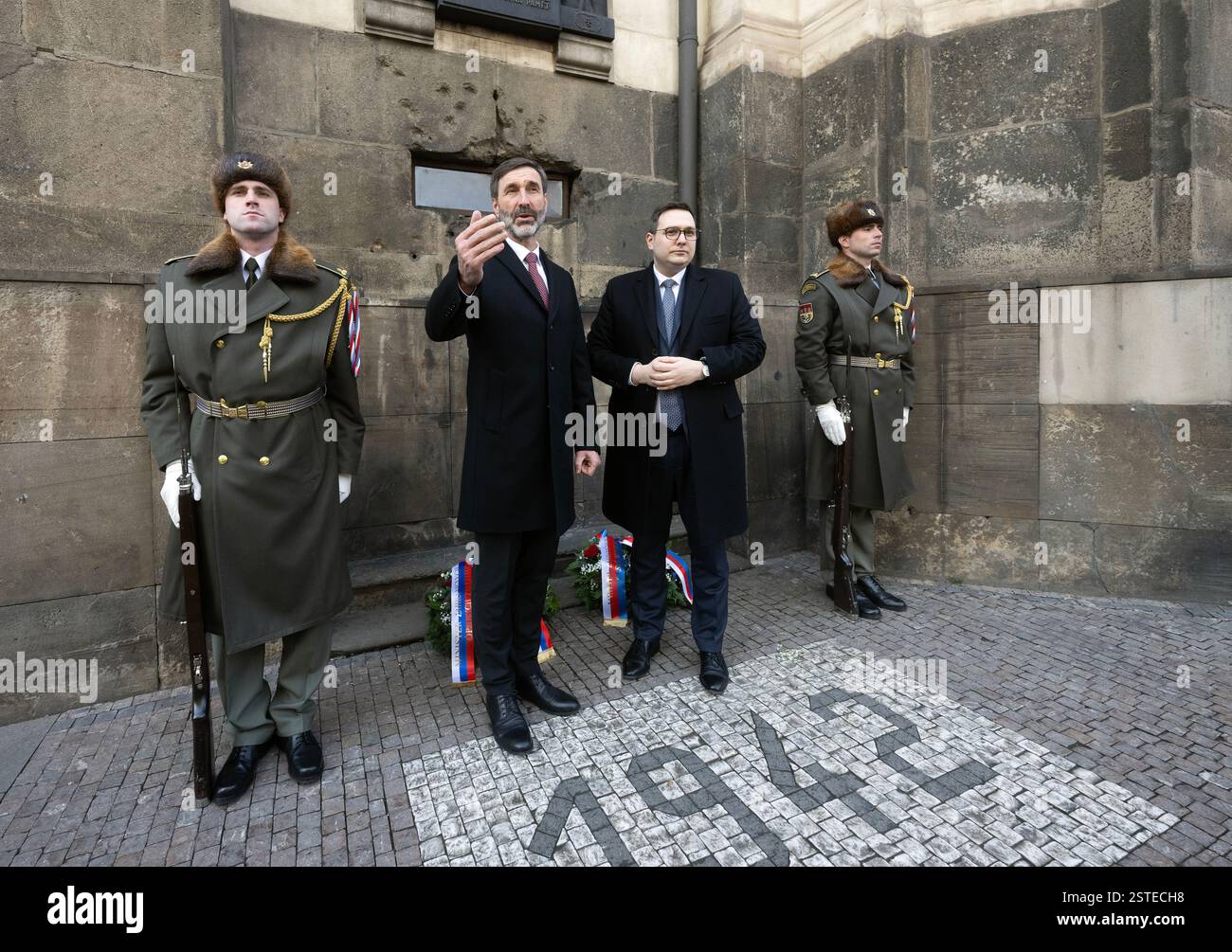 Prague, Czech Republic. 18th Feb, 2025. Czech Foreign Minister Jan