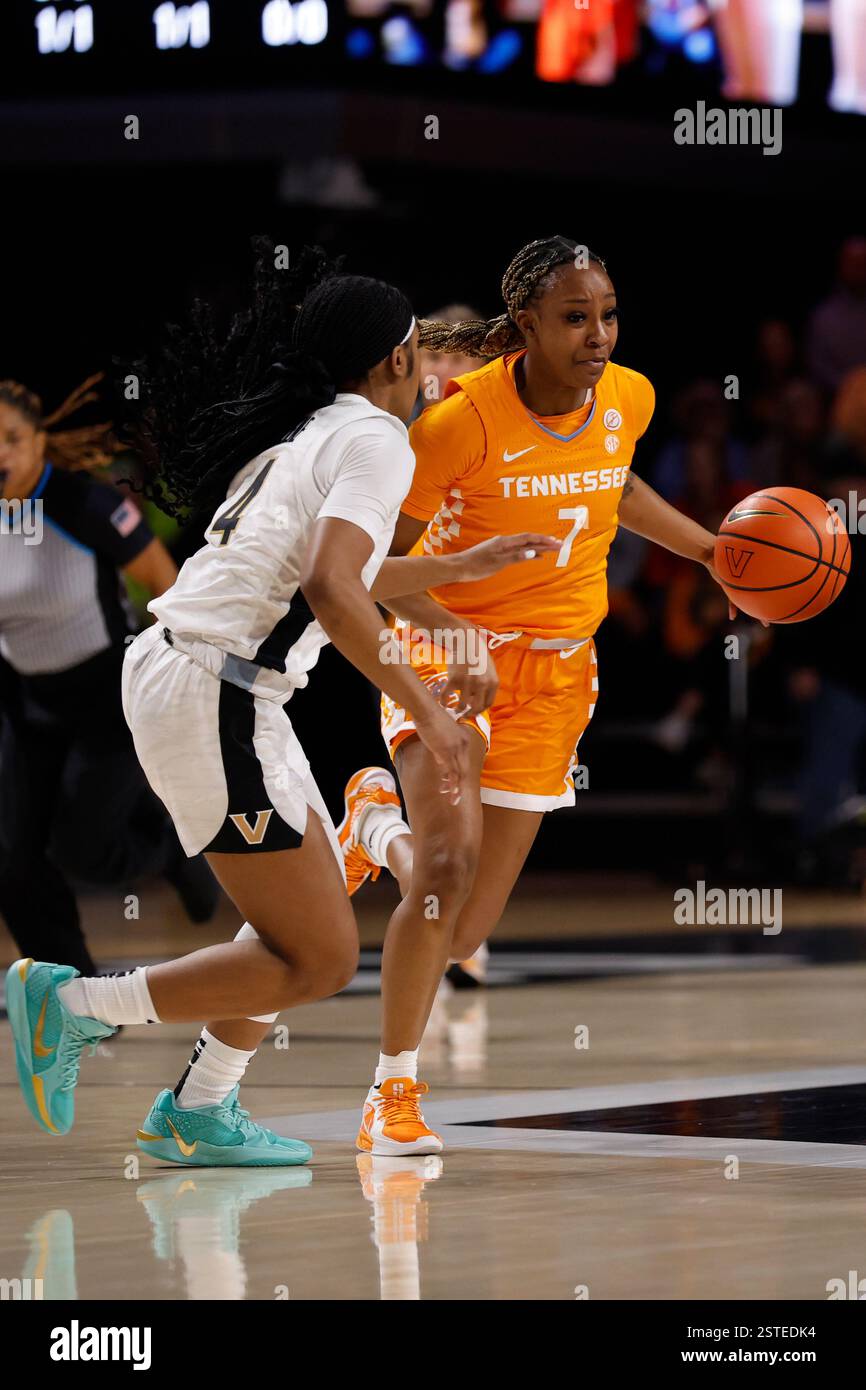 NASHVILLE, TN - JANUARY 19: Tennessee Lady Vols guard Samara Spencer (7 ...