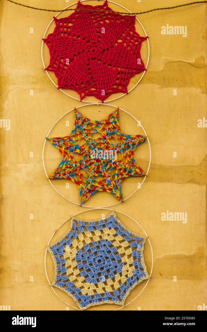 Decorative Handcrafted Crochet Patterns in Colorful Mandala Designs ...