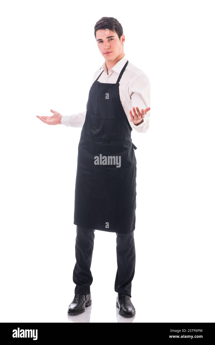 Portrait restaurant waiter wearing hi-res stock photography and images ...