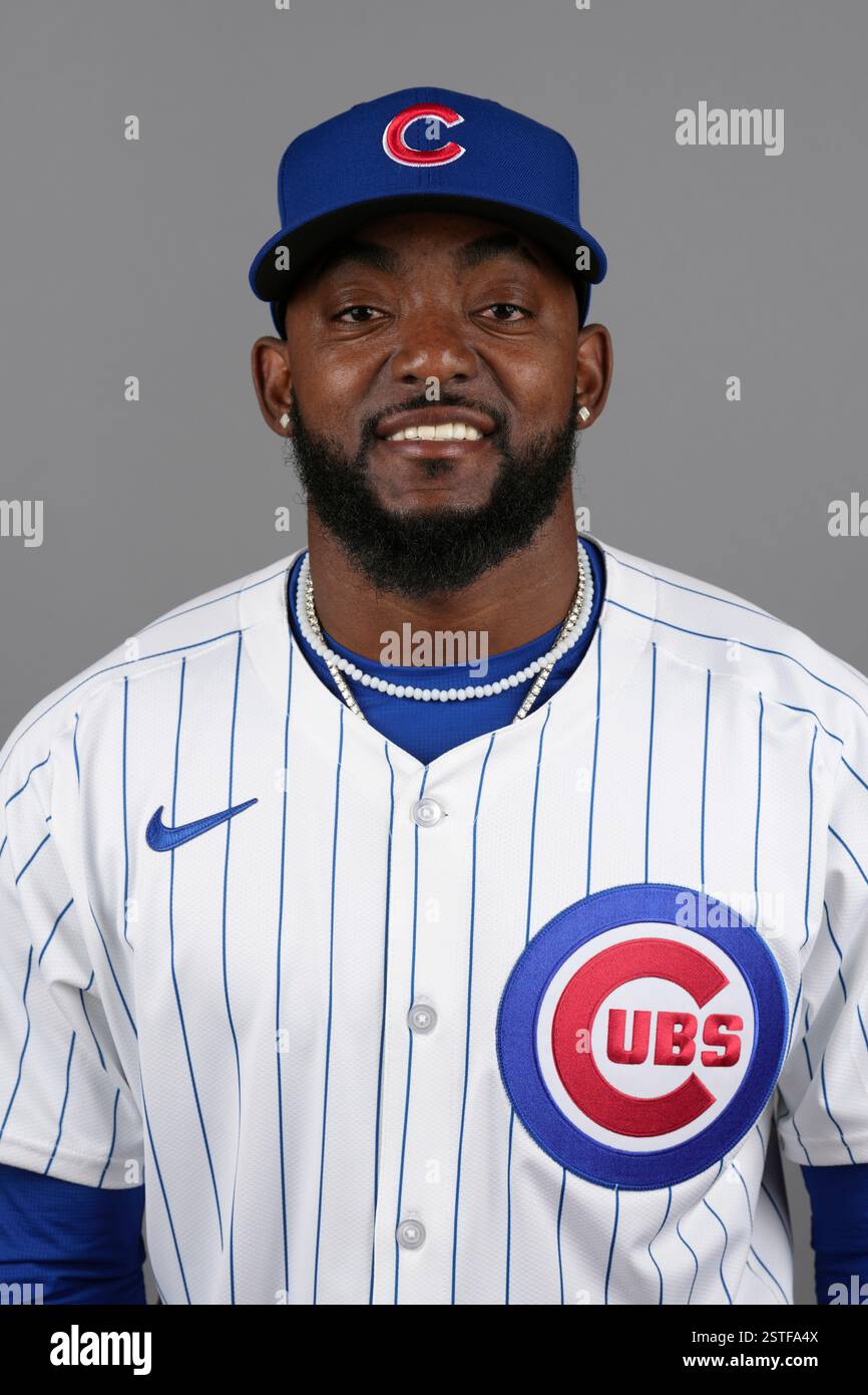 This is a 2025 photo of shortstop Vidal Bruján of the Chicago Cubs baseball team. This image