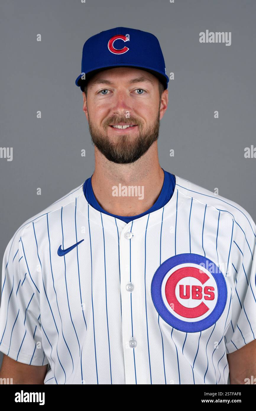 This is a 2025 photo of pitcher Colin Rea of the Chicago Cubs baseball ...