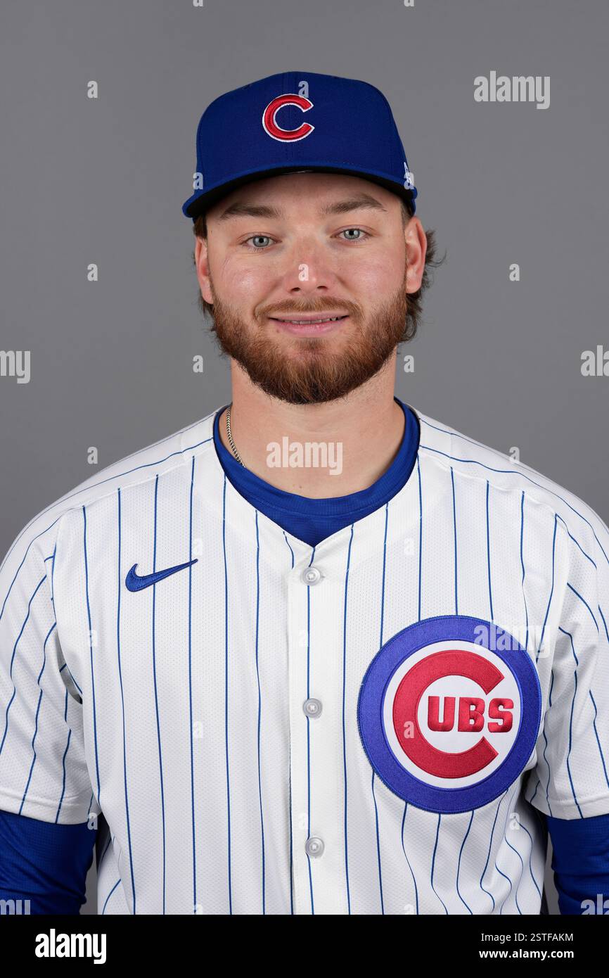 This is a 2025 photo of pitcher Riley Martin of the Chicago Cubs ...