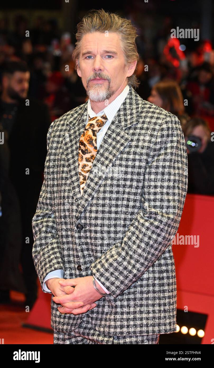 Hawk Actor Berlin, Germany. 18th Feb, 2025. American actor Ethan Hawke attends the ...