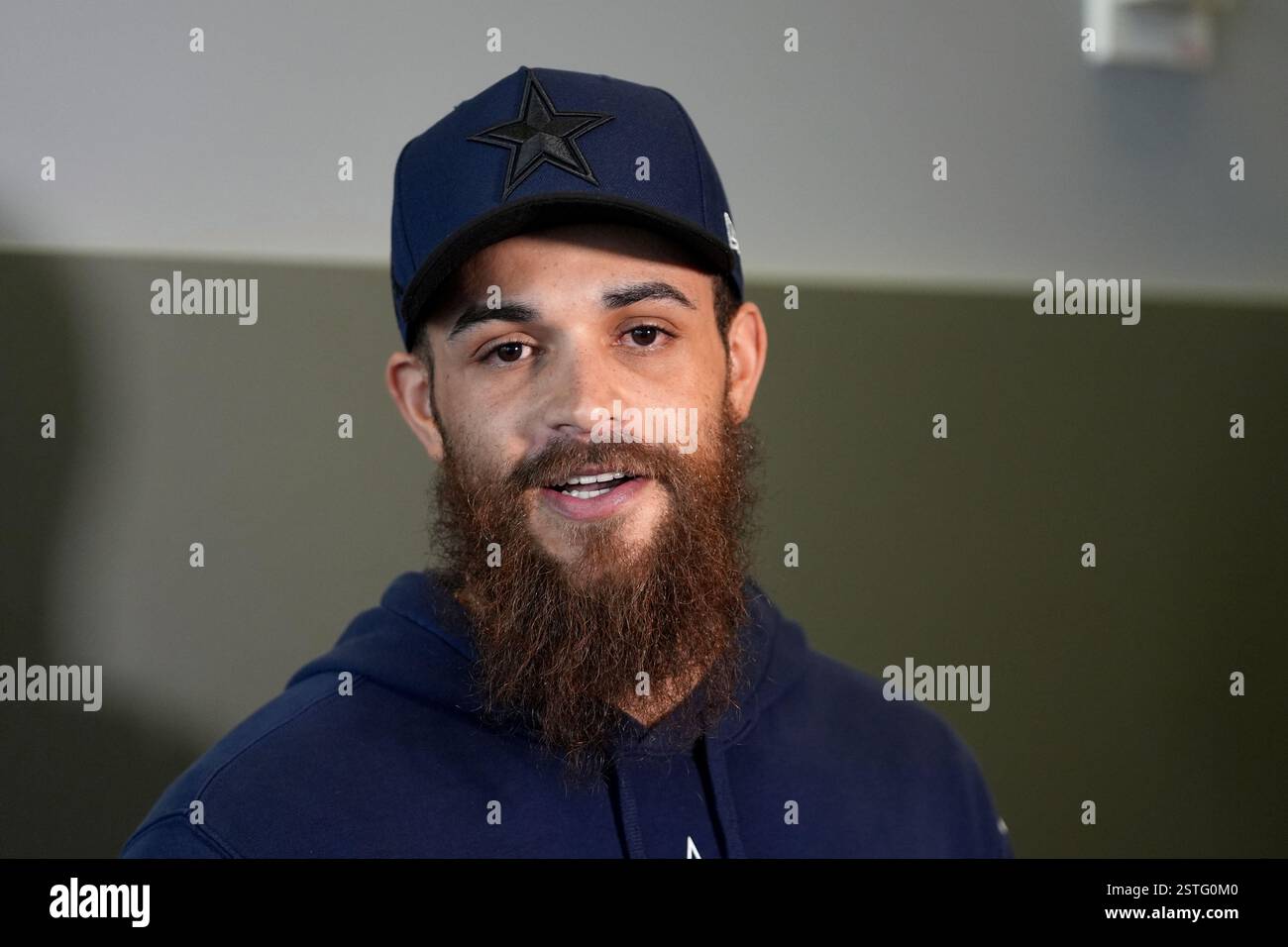 Dallas Cowboys quality control and assistant linebackers coach Darian Thompson responds to