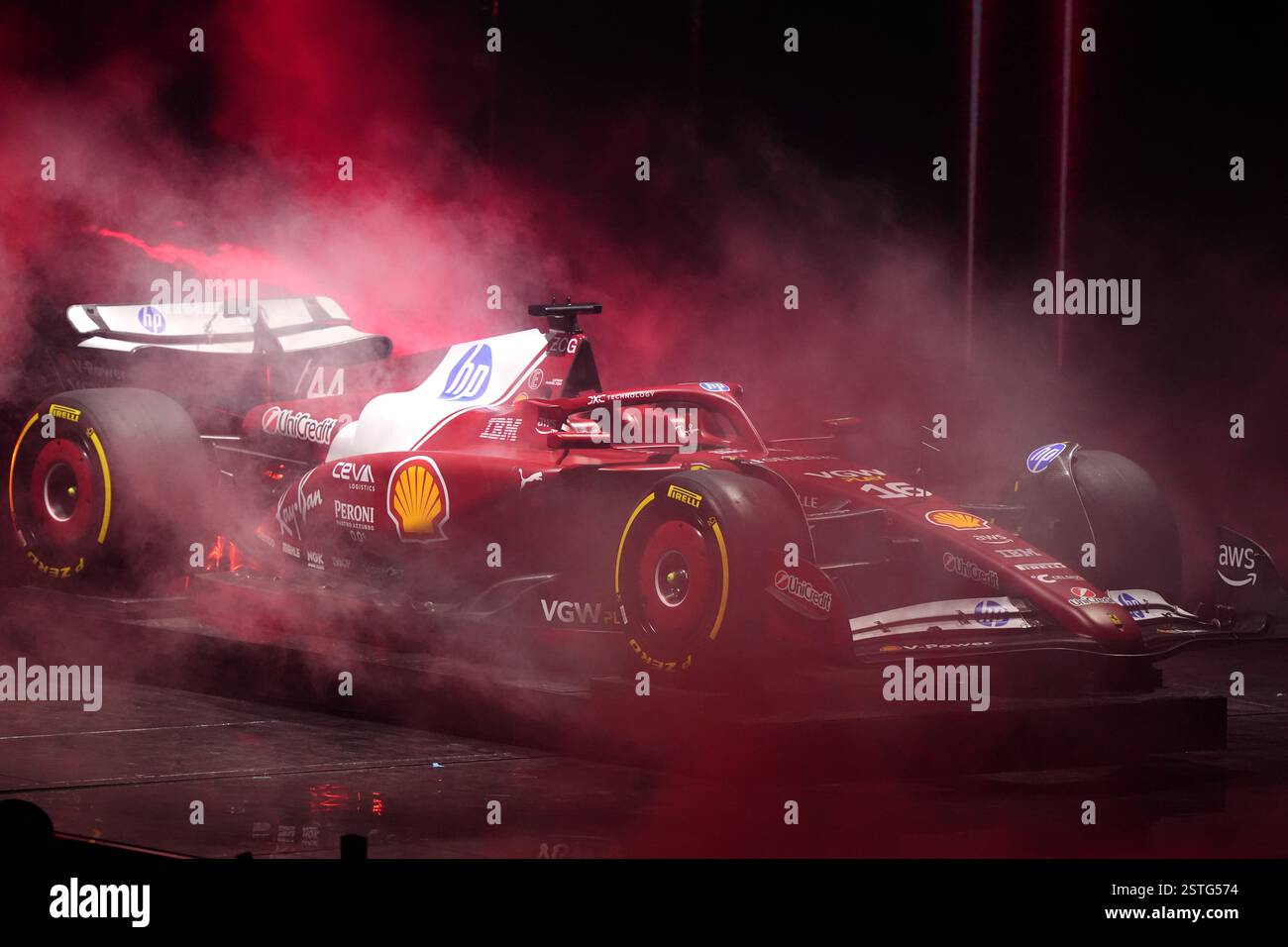 Ferrari livery for the 2025 season is launched during the F1 75 Live ...