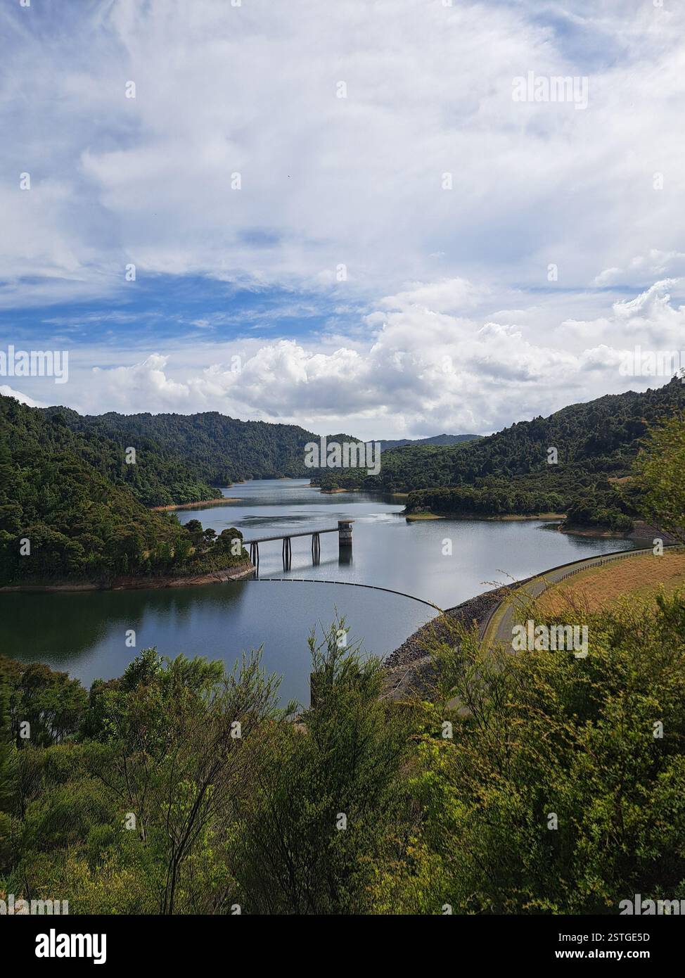 Hunua Dam - Smartphone Captured Stock Image