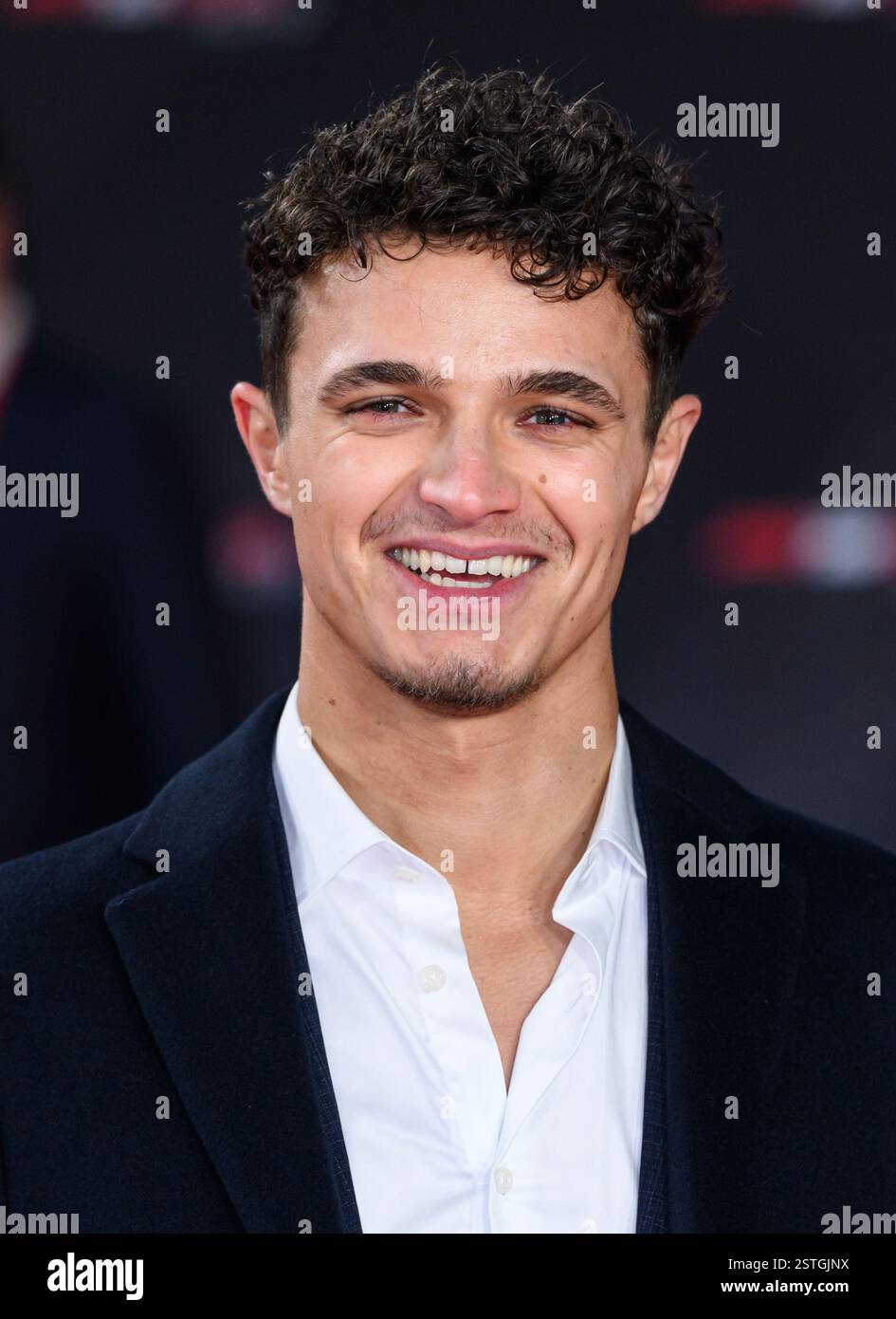 London, UK. February 18th, 2025. Lando Norris arriving at the F1 75 ...