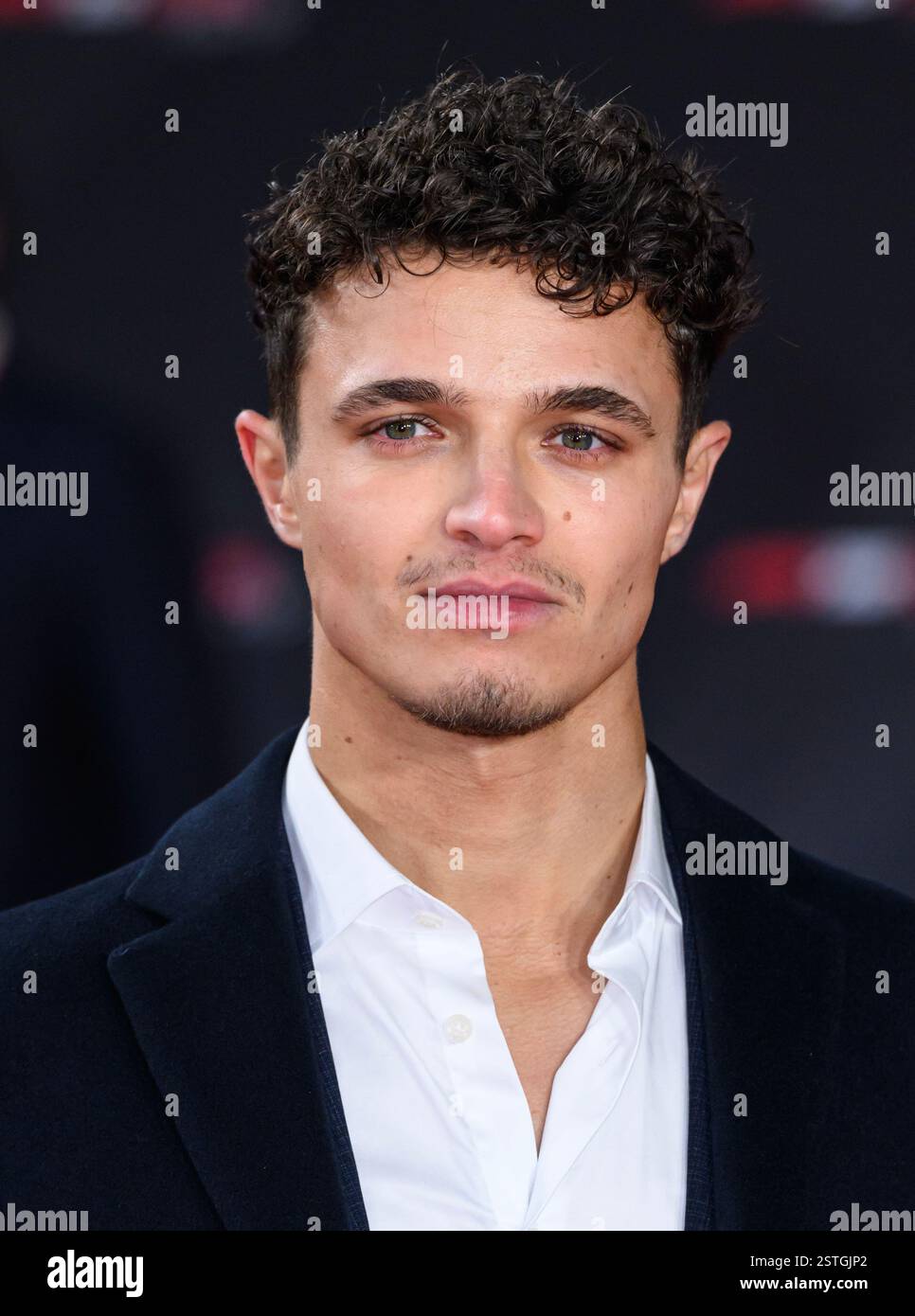 London, UK. February 18th, 2025. Lando Norris arriving at the F1 75 ...