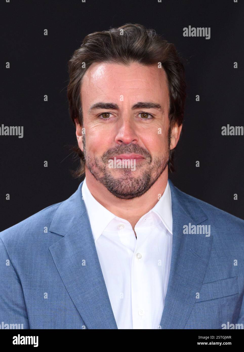 London, UK. February 18th, 2025. Fernando Alonso arriving at the F1 75 ...