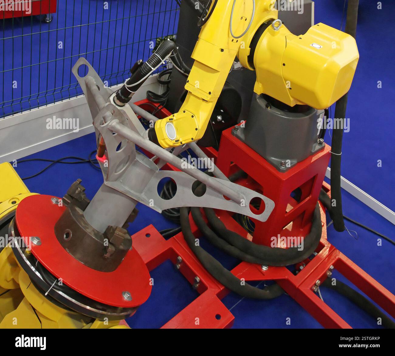 Robotic Welding Stock Photo