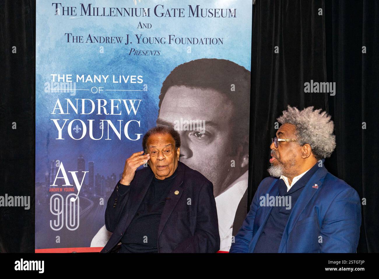 Lawrenceville, Georgia, USA. Feb 17, 2025. Andrew Young, former ...