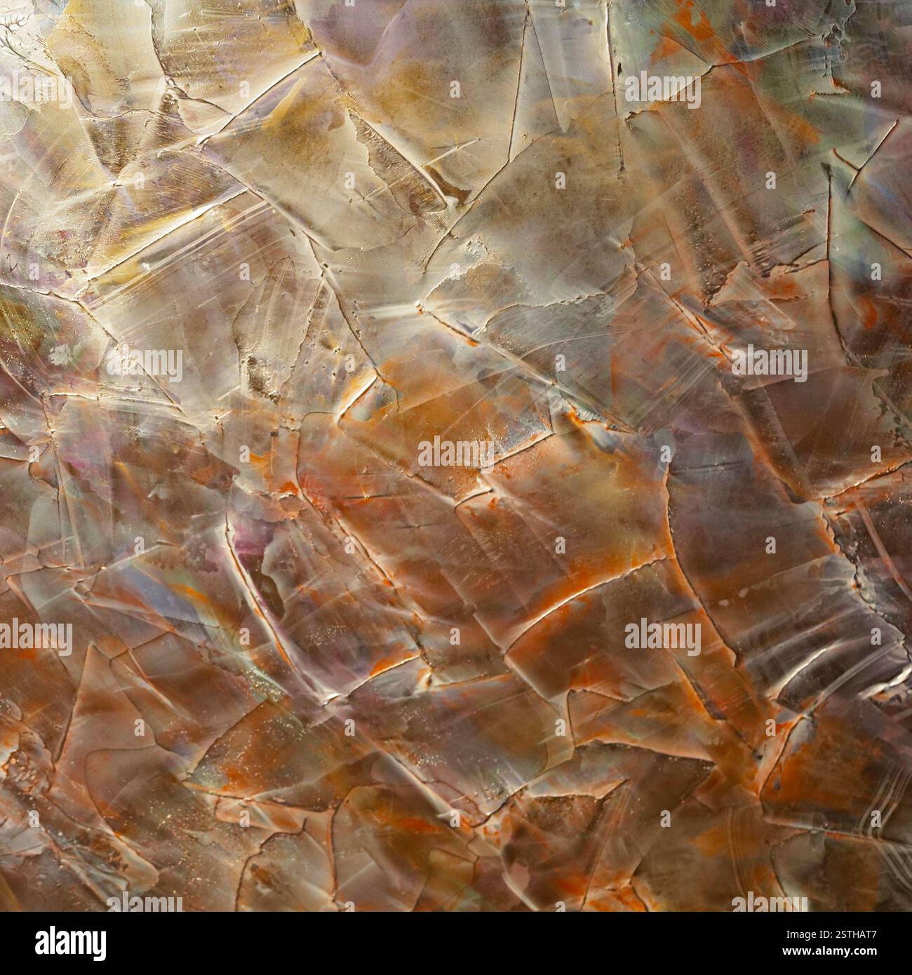 Brush Strokes Wall Stock Photo