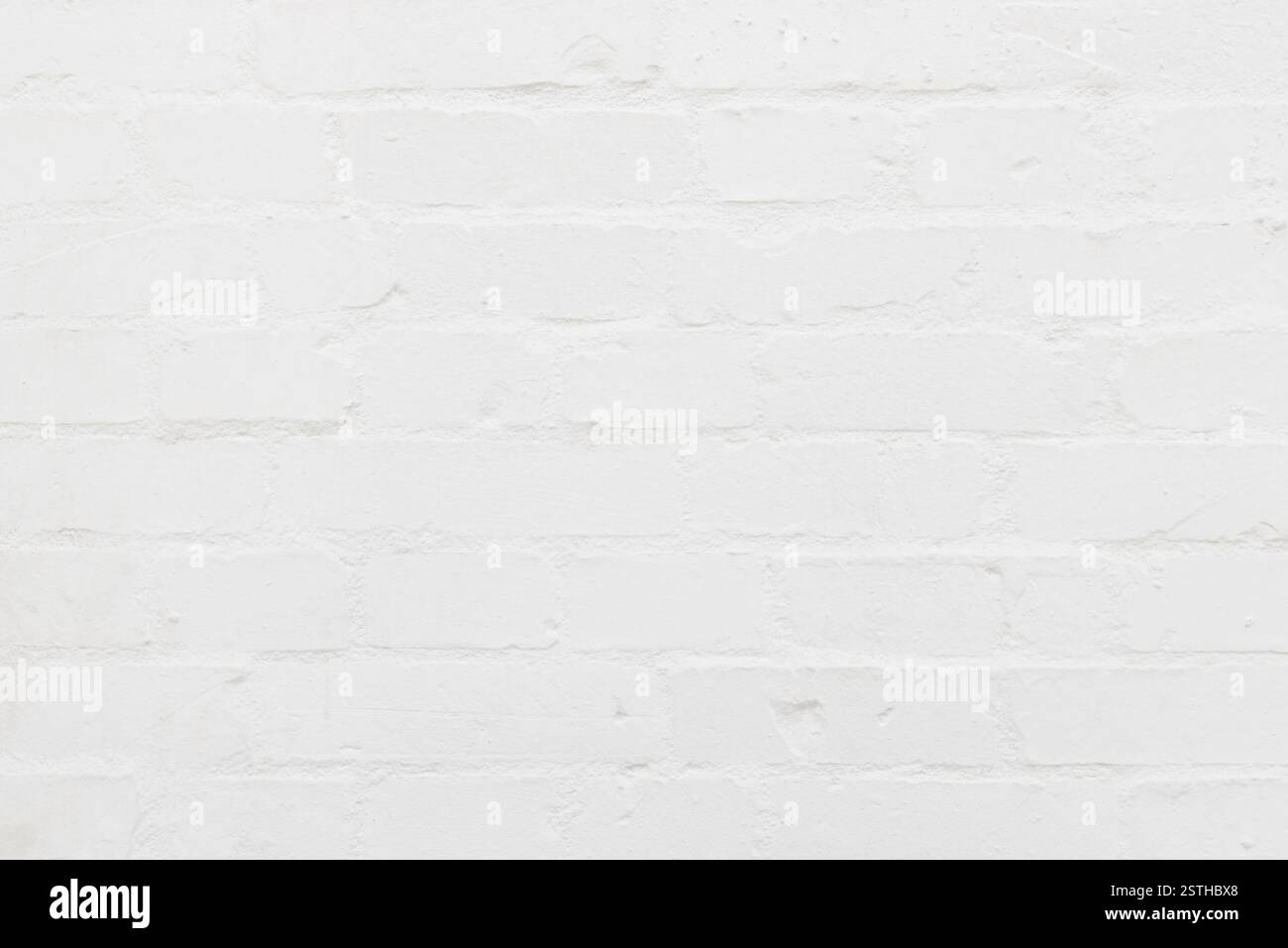 White brick wall Stock Photo